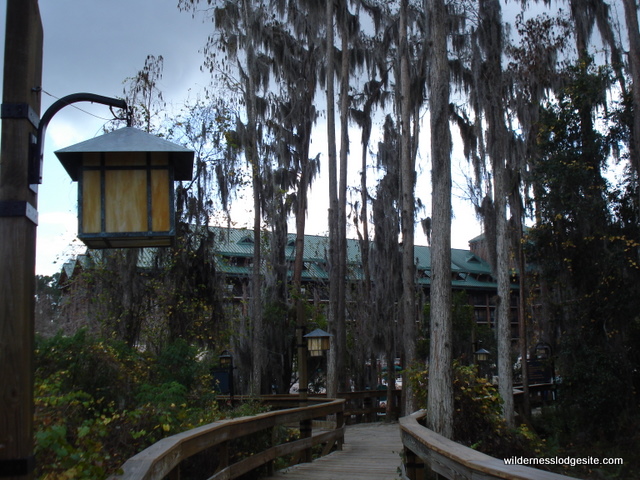 Pathway from Boat Dock to Lodge